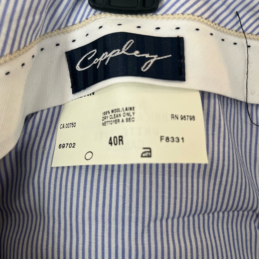 Coppley suit pants.